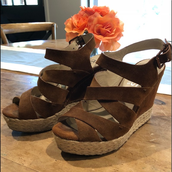 Michael Kors Suede Wedges - Picture 1 of 6